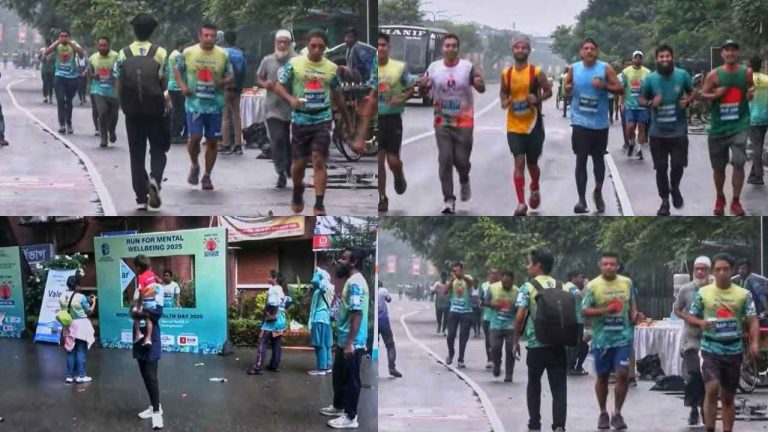 মানসিক স্বাস্থ্য নিয়ে সচেতনতায় ঢাকায় হাফ ম্যারাথন আয়োজিত